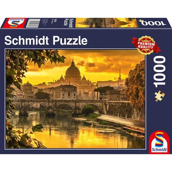 Schmidt Puzzle Goldenes Licht über Rom 1000 Teile