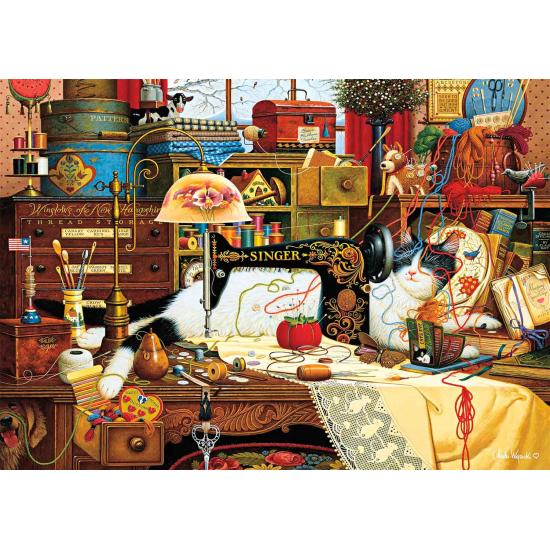 Schmidt Puzzle Maggie Die Schneiderin 1000 Teile Schmidt Puzzle Maggie Die Schneiderin 1000 Teile