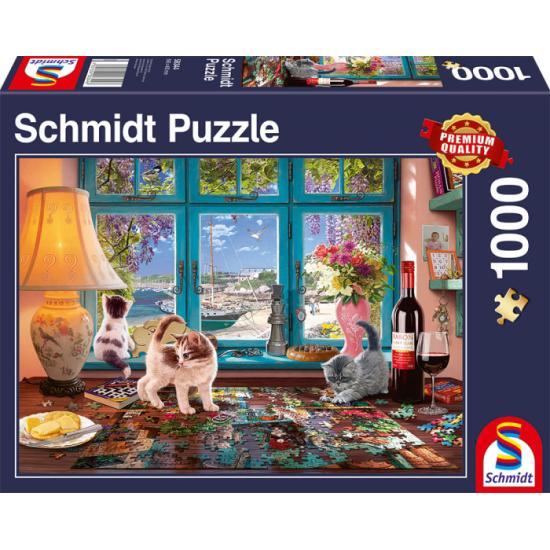Puzzle-Schmidt-Tisch zur Herstellung von 1000-teiligen Puzzles