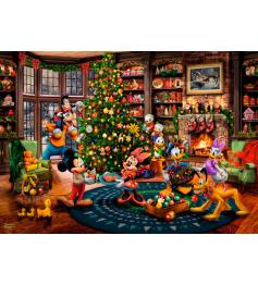 Puzzle Schmidt Mickey und Minnie beim Weihnachtsbaumschmücken 10