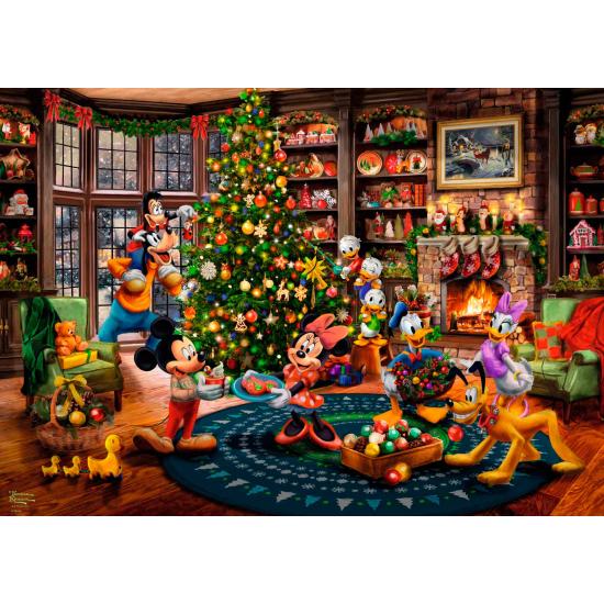 Puzzle Schmidt Mickey und Minnie beim Weihnachtsbaumschmücken 10