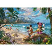 Schmidt Mickey und Minnie in Hawaii Puzzle mit 1000 Teilen