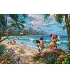 Schmidt Mickey und Minnie in Hawaii Puzzle mit 1000 Teilen