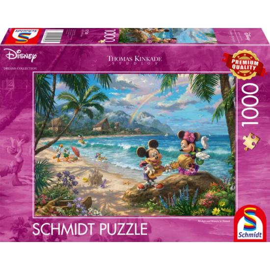 Schmidt Mickey und Minnie in Hawaii Puzzle mit 1000 Teilen