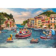 Puzzle Schmidt Mickey und Minnie In Italien 1000 Teile