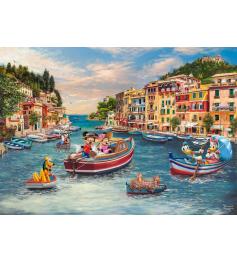 Puzzle Schmidt Mickey und Minnie In Italien 1000 Teile