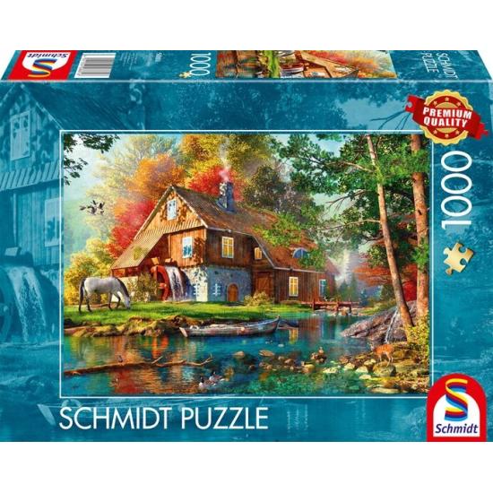 Puzzle Schmidt Wassermühle Im Herbst 1000 Teile