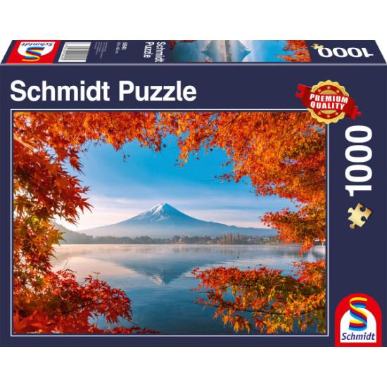 Schmidt Puzzle Berg Fuji im Herbst 1000 Teile