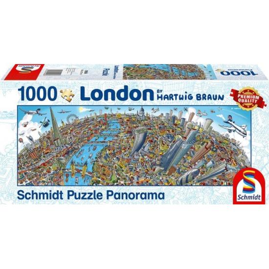 Schmidt Panorama von London Puzzle 1000 Teile