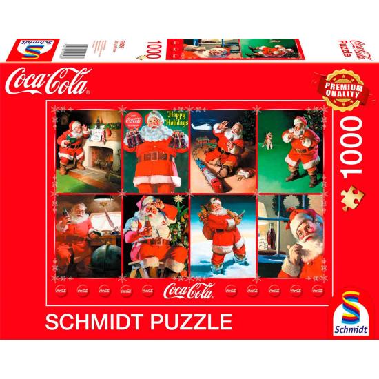 Schmidt Weihnachtsmann und Coca Cola 1000-teiliges Puzzle