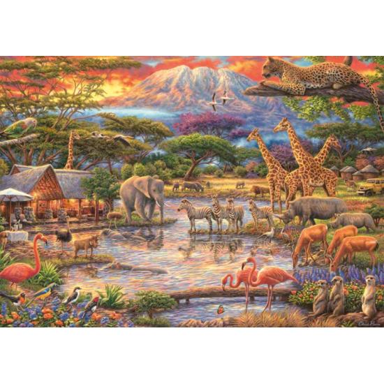 Puzzle Schmidt Paradies unter dem Kilimandscharo 500 Teile