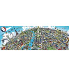 Schmidt Panorama von Paris Puzzle 1000 Teile