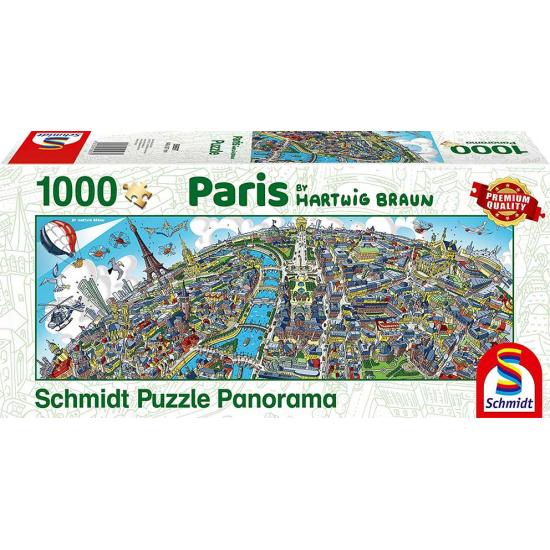 Schmidt Panorama von Paris Puzzle 1000 Teile