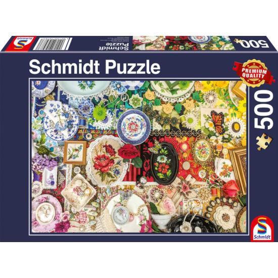 Schmidt Puzzle Kleine Schätze mit 500 Teilen