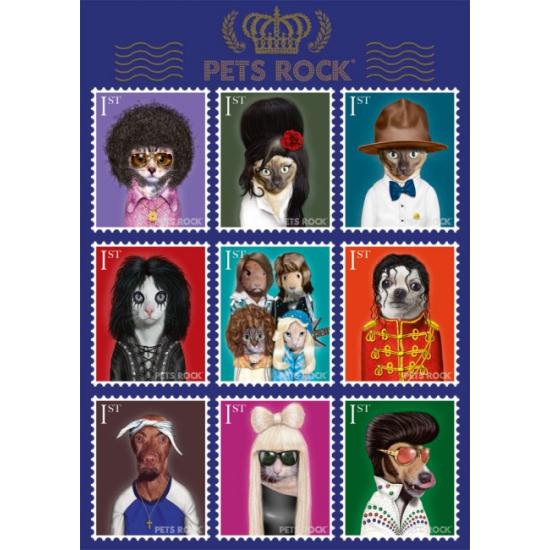 Schmidt Pets Rock, Pop Artists 1000-teiliges Puzzle