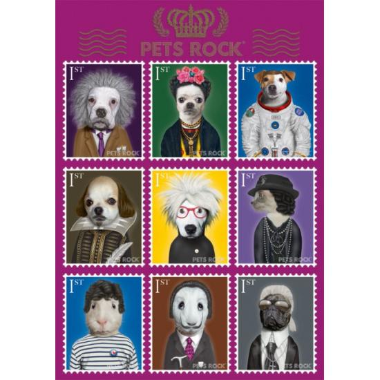 Schmidt Pets Rock Puzzle, Universal Artists 1000 Teile