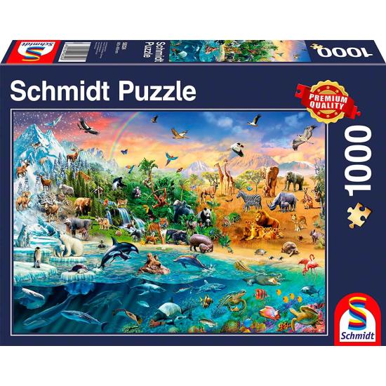 Schmidt Tierreich Puzzle 1000 Teile