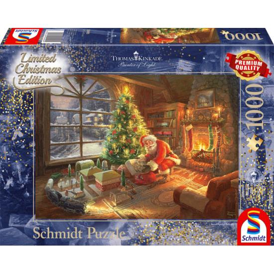 Schmidt Puzzle Der Weihnachtsmann ist angekommen, 1000 Teile