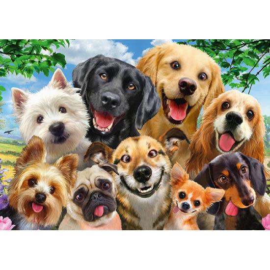 Schmidt Hunde-Selfie-Puzzle 500 Teile