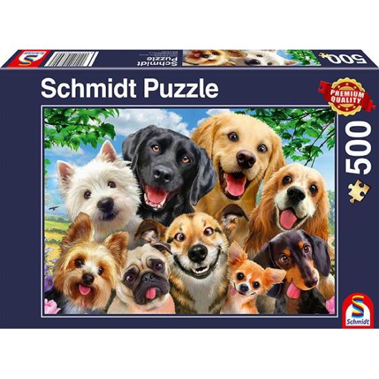 Schmidt Hunde-Selfie-Puzzle 500 Teile