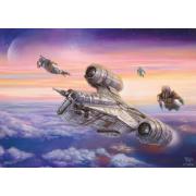 Puzzle Schmidt Star Wars Mandalorian, Die Eskorte von 1000 P