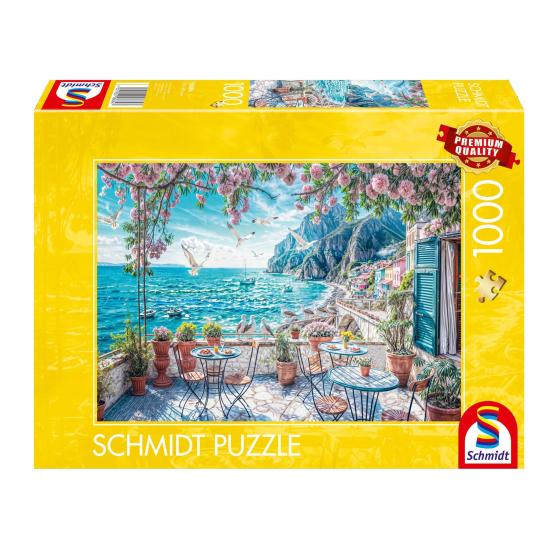 Puzzle Schmidt Terrasse am Meer 1000 Teile