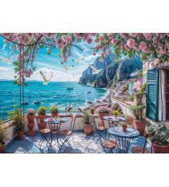 Puzzle Schmidt Terrasse am Meer 1000 Teile
