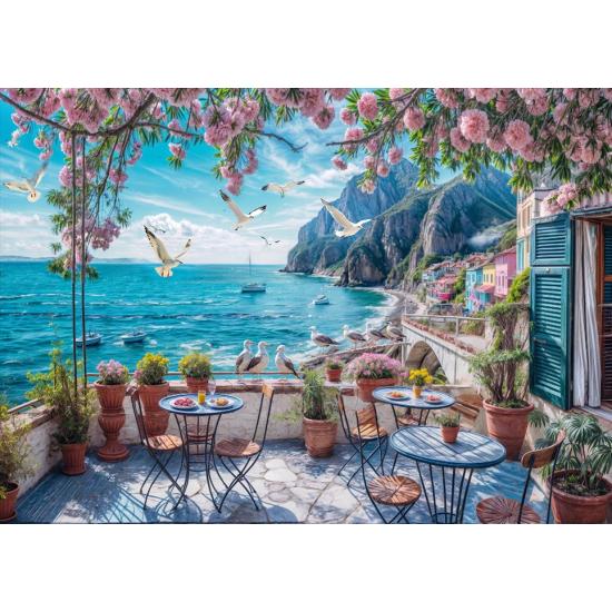 Puzzle Schmidt Terrasse am Meer 1000 Teile