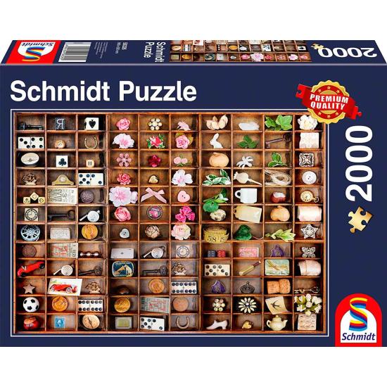 Schmidt Miniaturschätze-Puzzle 2000 Teile