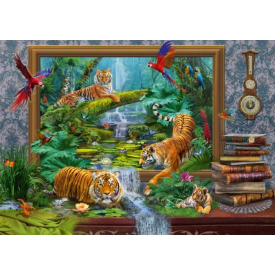 Schmidt Puzzle Tiger im Dschungel 1000 Teile