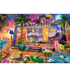 Puzzle Schmidt Ein Mobilheim Am Strand 1000 Teile
