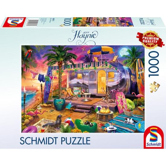 Puzzle Schmidt Ein Mobilheim Am Strand 1000 Teile