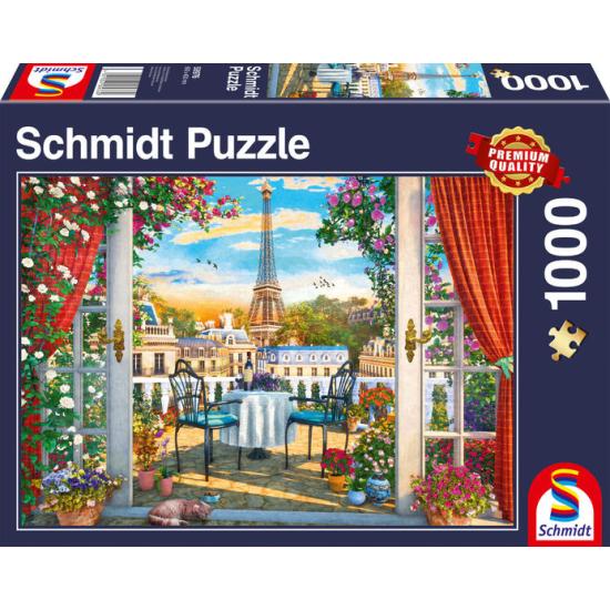 Schmidt Puzzle Eine Terrasse in Paris 1000 Teile