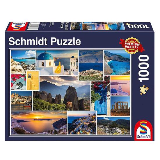 Schmidt Puzzle Urlaub in Griechenland 1000 Teile