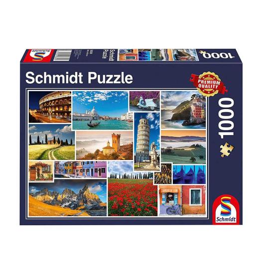 Schmidt Puzzle Urlaub in Italien 1000 Teile