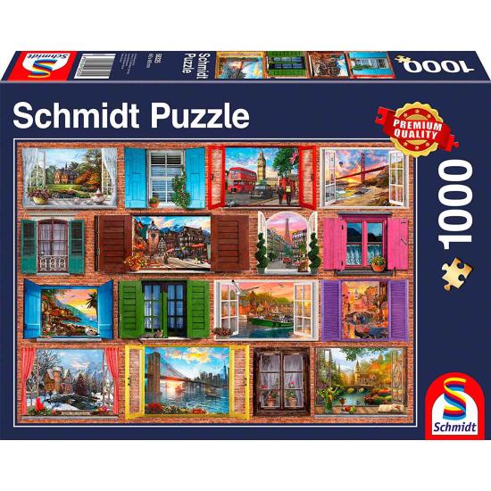 Schmidt Puzzle Open Windows 1000 Teile