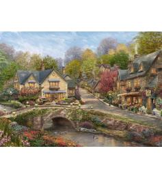 Puzzle Schmidt Sommer In Cobblestone Village 2000 Teile