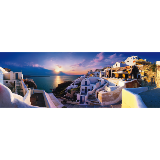 Schmidt Puzzle Panoramablick auf Santorini 1000 Teile