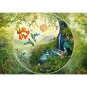 Puzzle Schmidt Yin-Yang Wald Von Kolibris 1000 Teile
