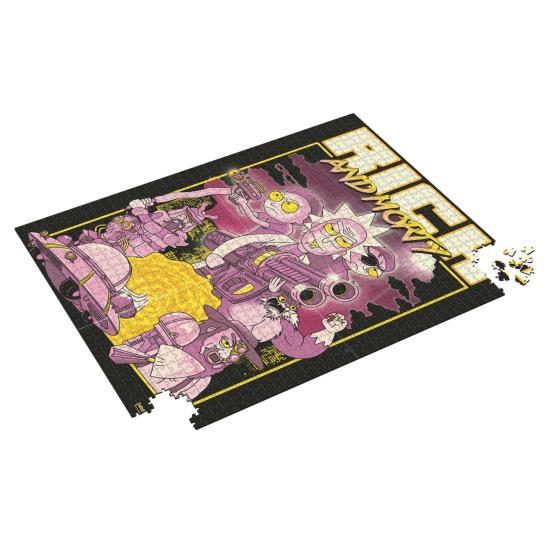 SDToys Retro Poster Rick und Morty Puzzle 1000 Teile