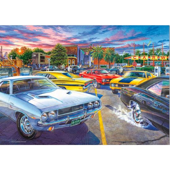 Puzzle Stern am Ende der Reihe 1000 Teile