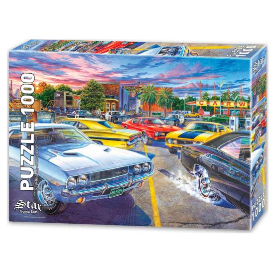 Puzzle Stern am Ende der Reihe 1000 Teile