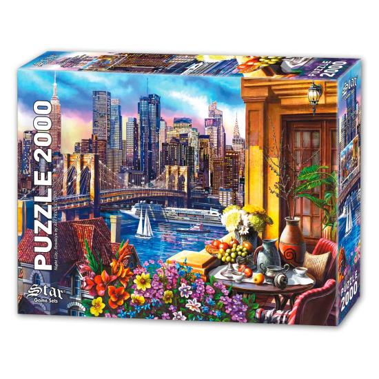 Puzzle Star Brooklyn Night City 2000 Teile