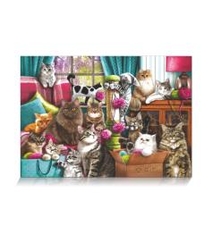 Star Cat House Puzzle 1000 Teile