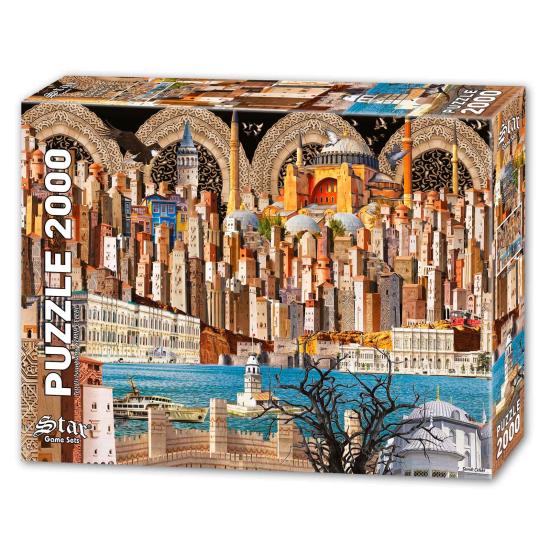 Istanbul Star Collage Puzzle 2000 Teile
