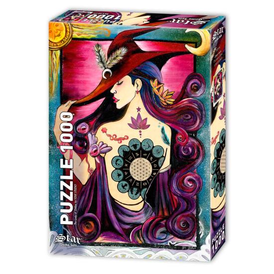 Puzzle Star Die Dame der Tierkreiszeichen mit 1000 Teilen Puzzle Star Die Dame der Tierkreiszeichen mit 1000 Teilen