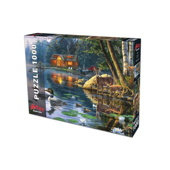 Puzzle Sternenleben am See 1000 Teile