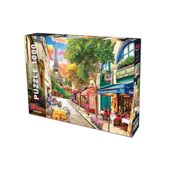 Puzzle Star Kleine Straße von Paris 1000 Teile