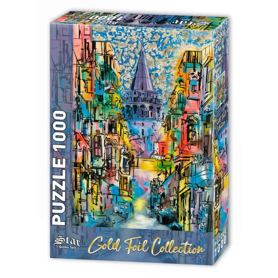 Puzzle Stern Galataturm, Istanbul 1000 Teile