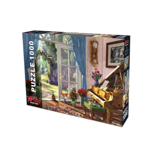 Puzzle Sternenblick vom Eingang aus 1000 Teile Puzzle Sternenblick vom Eingang aus 1000 Teile